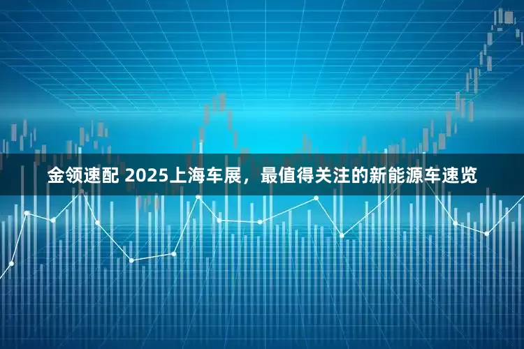 金领速配 2025上海车展，最值得关注的新能源车速览