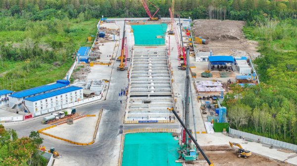 镕盛融资 崇明线有新进展！22号线实现全线车站主体结构封顶